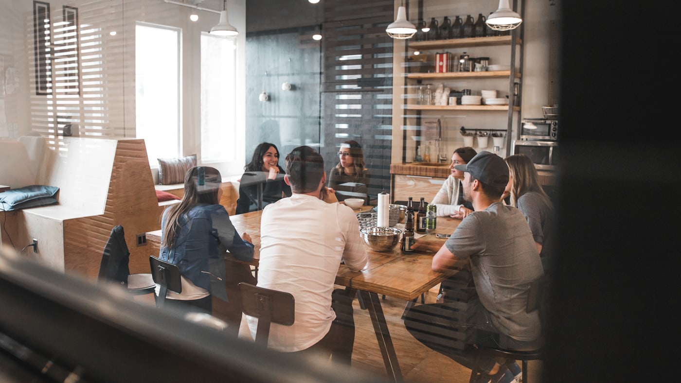 Founders and operators around a table shaping a new venture